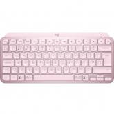 Tastatura Wireless Logitech MX Keys Mini, White LED, Bluetooth, Layout UK, Rose