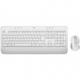 Kit Wireless Logitech MK650 - Tastatura, USB, Black + Mouse Optic, USB Wireless, Off-White