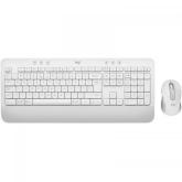 Kit Wireless Logitech MK650 - Tastatura, USB, White + Mouse Optic, USB Wireless, White