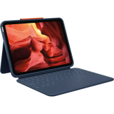 Husa/Stand Logitech Rugged Combo 4 pentru iPad 10th gen, Layout UK, Classic Blue