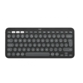Tastatura Logitech Pebble Keys 2 K380s, Bluetooth, Layout UK, Tonal Graphite