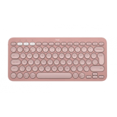 Tastatura Logitech Pebble Keys 2 K380s, Bluetooth, Layout UK, Rose