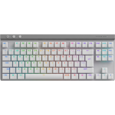 Tastatura Logitech G515 Lightspeed TKL GL TACTILE, USB/USB Wireless/Bluetooth, Layout US, White