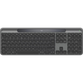 Tastatura Logitech Signature Slim Solar+ K980 for Business, USB Wireless/Bluetooth, Layout US, Graphite