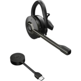 Casti cu microfon Jabra Engage 55 Convertible, DECT Wireless/USB-C, Black