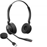 Casti cu microfon Jabra Engage 55 Stereo Low Power UC, DECT Wireless/USB-A, Black