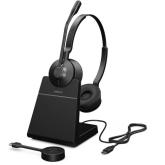 Casti cu microfon Jabra Engage 55 Stereo Microsoft Teams, DECT Wireless/USB-A, Black
