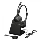 Casti cu microfon Jabra Engage 55 SE Stereo Microsoft Teams, DECT Wireless/USB-A, Black