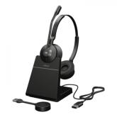 Casti cu microfon Jabra Engage 55 SE Stereo Microsoft Teams Low Power, DECT Wireless/USB-A, Black