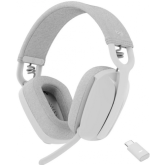 Casti cu microfon Logitech Zone Vibe Wireless, Bluetooth, Off-white