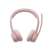 Casti cu microfon Logitech Zone 300, Bluetooth, Rose