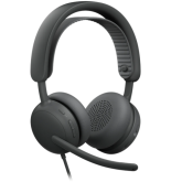 Casti cu microfon Logitech Zone Wired 2 for Business Teams version, USB-C/USB-A, Graphite