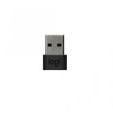 Adaptor Logitech 989-000982, USB-A male - USB-C female, Black