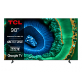 Televizor LED TCL Smart 98C955 Seria C955, 98inch, Ultra HD 4K, Black 