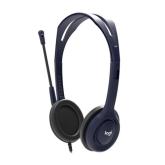 Casti cu microfon Logitech 991-000265, 3.5mm jack, Black
