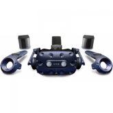 Ochelari VR HTC Vive Pro, Blue-Black + 2 x Lighthouse Base station + 2 x VR Controller