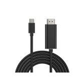 Cablu Conceptronic ABBY04B, USB-C male - HDMI male, 2m, Black