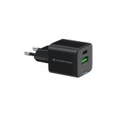 Incarcator retea Conceptronic ALTHEA15B, 1 x USB-C, 1 x USB-A, 12V, 3A, 20W, Black
