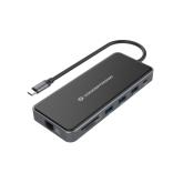 Docking Station Conceptronic DONN15G, Grey