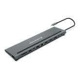 Docking Station Conceptronic DONN17G, Grey