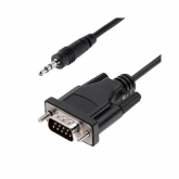 Cablu Startech 9M351M-RS232-CABLE, DB9 - 3.5mm jack, 1m, Black