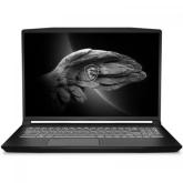 Laptop MSI Creator M16 A11UD, Intel Core i7-11800H, 16inch, RAM 16GB, SSD 1TB, nVidia GeForce RTX 3050 Ti 4GB, No OS, Black