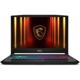 Laptop MSI Katana 15 HX B14WFK, Intel Core i7-14650HX, 15.6 inch, RAM 16GB, SSD 512GB, nVidia GeForce RTX 5060 8GB, Free DOS, Black