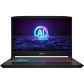 Laptop MSI Gaming Katana A15 AI B8VF-606XRO, AMD Ryzen 7 8845HS, 15.6 inch, RAM 16 GB, SSD 512 GB, nVidia GeForce RTX 4060 8 GB, Free DOS, Black