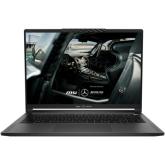 Laptop MSI Stealth 16 Stealth 16 Mercedes-AMG A1VGG, Intel Core Ultra 9 185H, 16inch, RAM 32GB, SSD 2TB, nVidia GeForce RTX 4070 8GB, Windows 11, Selenite Gray