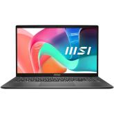 Laptop MSI Modern 15 F13MG, Intel Core i5-1335U, 15.6inch, RAM 8GB, SSD 512GB, Intel Iris Xe Graphics, Free DOS, Platinum Gray