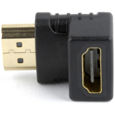 Adaptor Gembird A-HDMI90-FML, HDMI male - HDMI female, Black