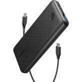 Baterie portabila Anker Essential A1287H11, 20000mAh, 2x USB, USB-C, Black