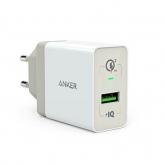Incarcator retea Anker PowerPort+ 1, 1x USB-A, 1A, White