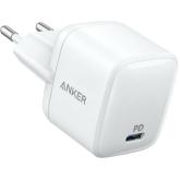 Incarcator retea Anker PowerPort Atom PD 1, 1x USB-C, 1.2A, White