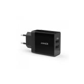 Incarcator retea Anker PowerPort, 2x USB, 4.8A, Black