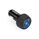 Incarcator auto Anker PowerDrive Speed 2, 2x USB, 3A, Black