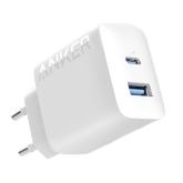 Incarcator retea Anker A2348G21, 1x USB-A, 1x USB-C, White