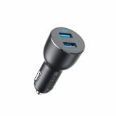 Incarcator auto Anker PowerDrive III, 2x USB, 4A, Black