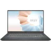 Laptop MSI Modern 15 A5M-261PL, AMD Ryzen 5 5500U, 15.6inch, RAM 8GB, SSD 256GB, AMD Radeon Graphics, Windows 11, Carbon Gray