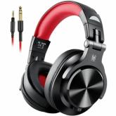 Casti cu microfon OneOdio A71, 3.5 mm jack/6.35 mm jack, Black-Red