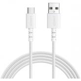 Cablu de date Anker A8023H21 PowerLine Select+, USB-C - USB-C, 1.8m, White