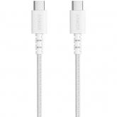Cablu de date Anker A8033H21 PowerLine Select+, USB-C - USB-C, 1.8m, White