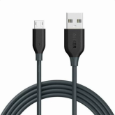 Cablu de date Anker A8132011, USB - microUSB, 0.9m, Black