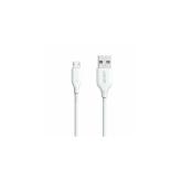 Cablu de date Anker A8132H21, USB - microUSB, 1m, White