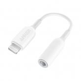 Cablu audio Anker A8193H21, 3.5mm jack - Lightning male, White