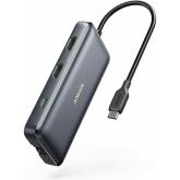 Docking Station Anker PowerExpand 8-in-1 A83800A1, Grey-Black