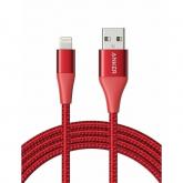 Cablu de date Anker A8453091, USB - Lightning, 1.8m, Red