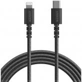  Cablu de date Anker A8618H11 PowerLine Select+, Lightning - USB-C, 1.8m, Black