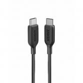 Cablu de date Anker PowerLine III A8852H11, USB-C - USB-C, 0.9m, Black
