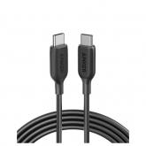 Cablu de date Anker PowerLine III A8853H11, USB-C - USB-C, 1.8m, Black